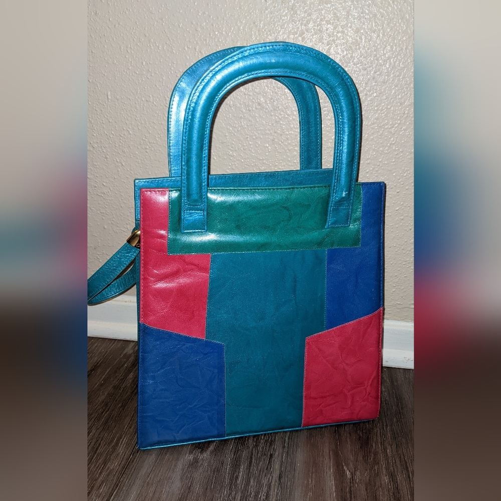 Vintage Margaret Jerrold Patchwork Handbag.